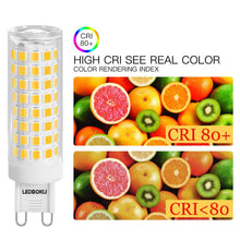 Load image into Gallery viewer, G9 LED Light Bulb 10W 900LM Warm White Light Ceramic G9 Bulbs 5Pcs