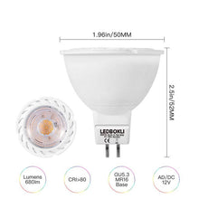 Load image into Gallery viewer, 7W LED Spot Light GU5.3 MR16 Spotlight Replaces 60W Halogen Lamp