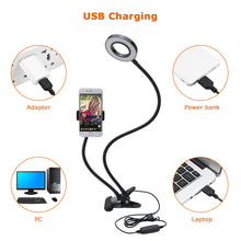 Load image into Gallery viewer, Selfie Ring Light Selfie Ring Light 360° Table Holder LED Fill-in Light with Cell Phone Holder