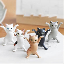 Load image into Gallery viewer, Cat Holder Charming Cat Ornaments Pen Wireless Headset Fruit Holding Novelty Funny Toys Home Decoration