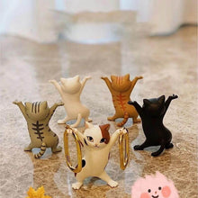 Load image into Gallery viewer, Cat Holder Charming Cat Ornaments Pen Wireless Headset Fruit Holding Novelty Funny Toys Home Decoration