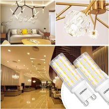 Load image into Gallery viewer, 6W G9 LED Light Bulbs Daylight 5 Pack