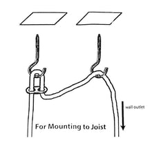 Load image into Gallery viewer, Plug in Pendant Light Cord E27 Hanging Lamp Kit