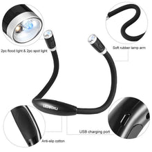 Load image into Gallery viewer, LED Neck Book Light Free Hands