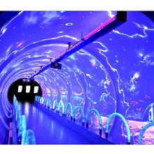 Load image into Gallery viewer, UV LED Black Light Fixtures Portable Blacklight Lamp for Halloween and Blacklight Parties