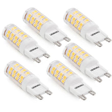 Load image into Gallery viewer, 6pcs Lights Bulbs G9 51 LED SMD 2835 Crystal Bulb Lamps Non-dimmable 5W