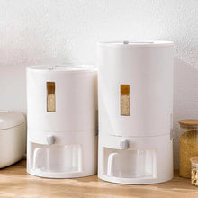 Load image into Gallery viewer, Rice Bucket Food Cereal Dispenser Container Kitchen Grain Dried Fruit Storage Barrel