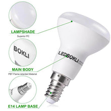 Load image into Gallery viewer, E14 6W LED Lamp Bulb LED Light Bulbs 500lm Warm White 3000K, 120°Beam Angle Non-dimmable 6 Pcs
