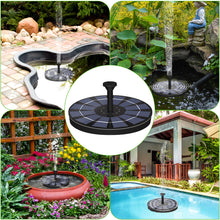 Load image into Gallery viewer, Solar Fountain Pump Bird Bath Fountain Water Pump
