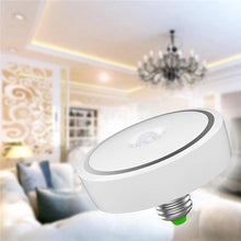 Load image into Gallery viewer, 12W E27 PIR Motion Sensor Ceiling LED Light Motion Auto Switch Night Lamp
