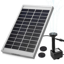 Load image into Gallery viewer, 5W Solar Fountain Pump Outdoor Bird Bath Garden Water Pumps
