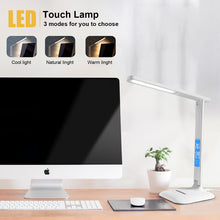 Load image into Gallery viewer, Touch Table Lamp LED Desk Light Dimmable Foldable
