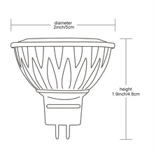 Load image into Gallery viewer, Spot Light 7W GU5.3 MR16 6 LED Spotlight Warm White Replaces 60W Halogen Lamp
