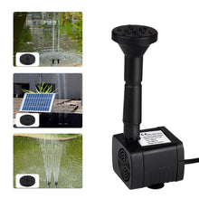 Load image into Gallery viewer, Solar Water Fountain Pump Bird Bath Garden Kits with 2 Pumps
