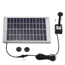 Load image into Gallery viewer, 5W Solar Fountain Pump Outdoor Bird Bath Garden Water Pumps
