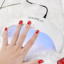 Load image into Gallery viewer, 24W UV LED Nail Lamp Smart Nail Dryer Nail Dryer Curing Lamps
