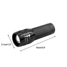 Load image into Gallery viewer, LED Flashlights Tactical Flashlight High Lumen 5 Modes Zoomable Water Resistant Handheld Light
