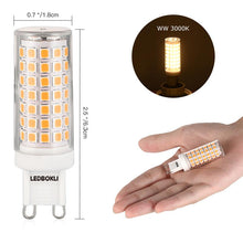 Load image into Gallery viewer, 5Pcs 8W G9 LED Light Bulbs 88LEDS Dimmable
