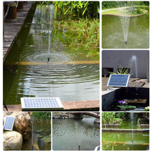 Load image into Gallery viewer, 5W Solar Fountain Pump Outdoor Bird Bath Garden Water Pumps
