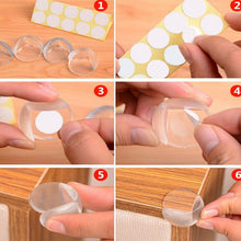 Load image into Gallery viewer, Table Corner Protector Edge Guard Child Security Baby Safety  Transparent Anti Collision Angle Protection Cover 8pcs/lot
