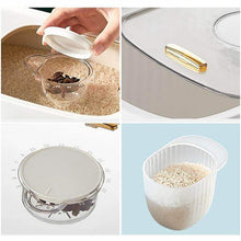 Load image into Gallery viewer, Rice Bucket Kitchen Household Insect Proof Moisture Proof Flour Grains Storage Box
