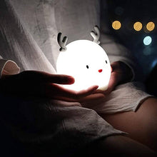 Load image into Gallery viewer, LED Night Light Silicone Touch Sensor  Bedroom Lamp
