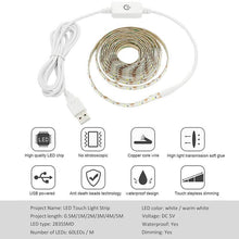 Load image into Gallery viewer, LED Strip Lights Dimmable LED Light Strip Flexible Tape Lights for Mirror Kitchen Cabinet Bedroom
