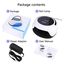 Load image into Gallery viewer, 75W UV LED Nail Lamp Dryer Intelligent Nail Art Dryer Nail Gel Polish Curing Manicure Curing Lamp
