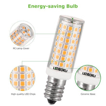 Load image into Gallery viewer, E14 LED Light Bulbs 8W LED Light Equivalent to 60W Incandescent Bulb 6Pcs
