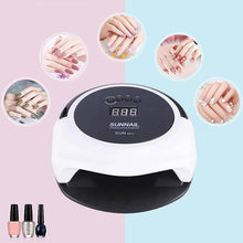 Load image into Gallery viewer, 75W UV LED Nail Lamp Dryer Intelligent Nail Art Dryer Nail Gel Polish Curing Manicure Curing Lamp
