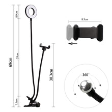 Load image into Gallery viewer, Selfie Ring Light Selfie Ring Light 360°  Table Holder LED Fill-in Light with Cell Phone Holder
