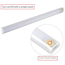 Load image into Gallery viewer, 6W LED Cabinet Lights Light Strip for Kitchen, Wardrobe, Closets, Basements, Stairwells
